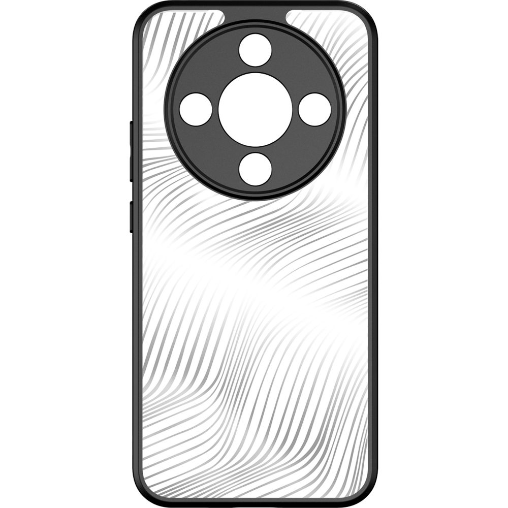 Etui ochronne Dux Ducis AIMO do Honor Magic8 Pro, przezroczyste z czarną ramką